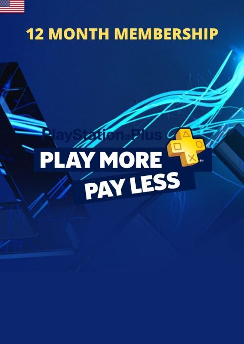 Playstation Plus 12 Month Membership-USA