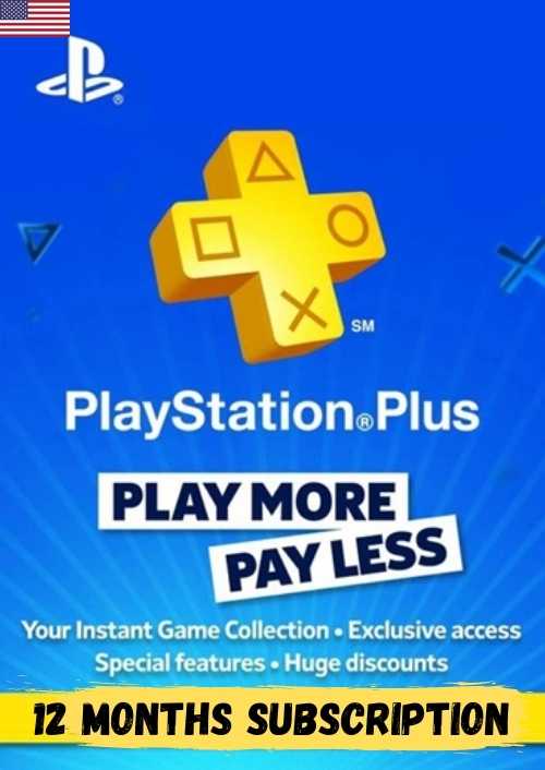 Playstation Station Now-12 months Subscription USA