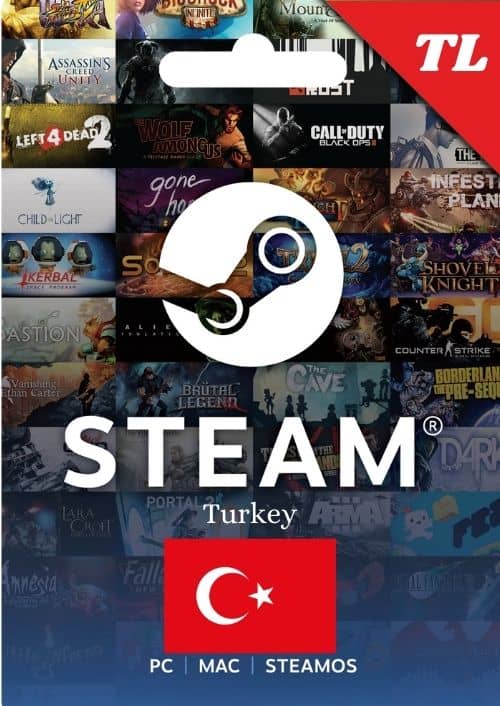 Steam Wallet Turkey Gift Card